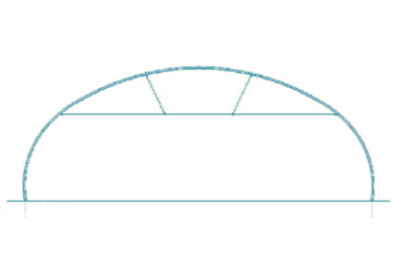 schéma serre tunnel professionnelle