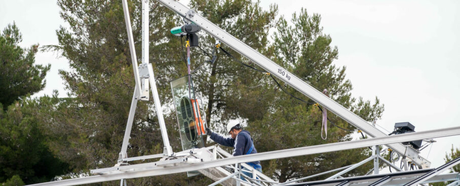 installation charpente metalique pour un lycée