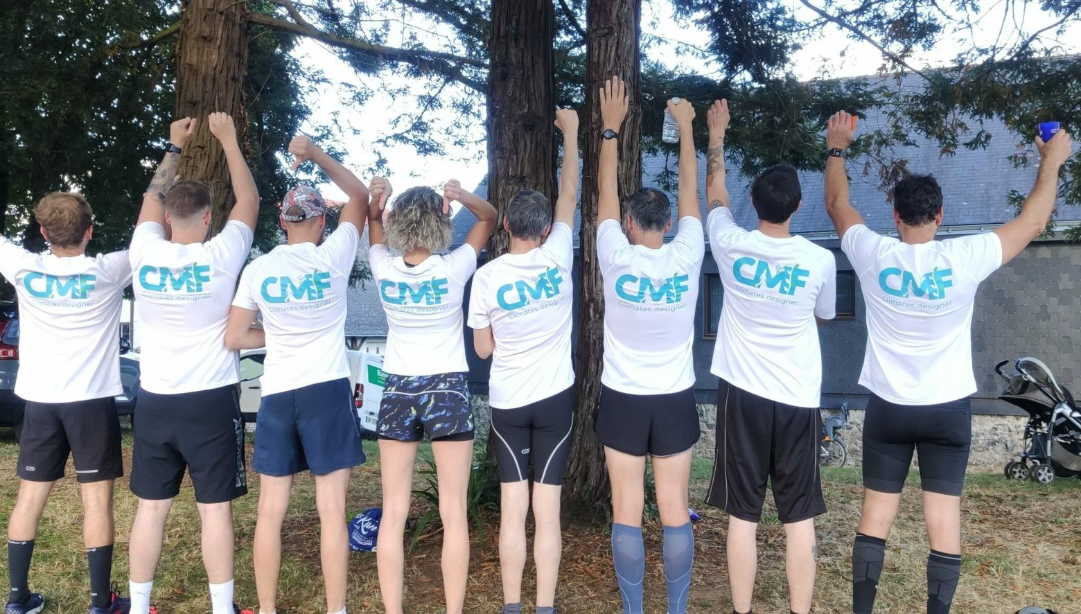 équipe CMF en teambuilding