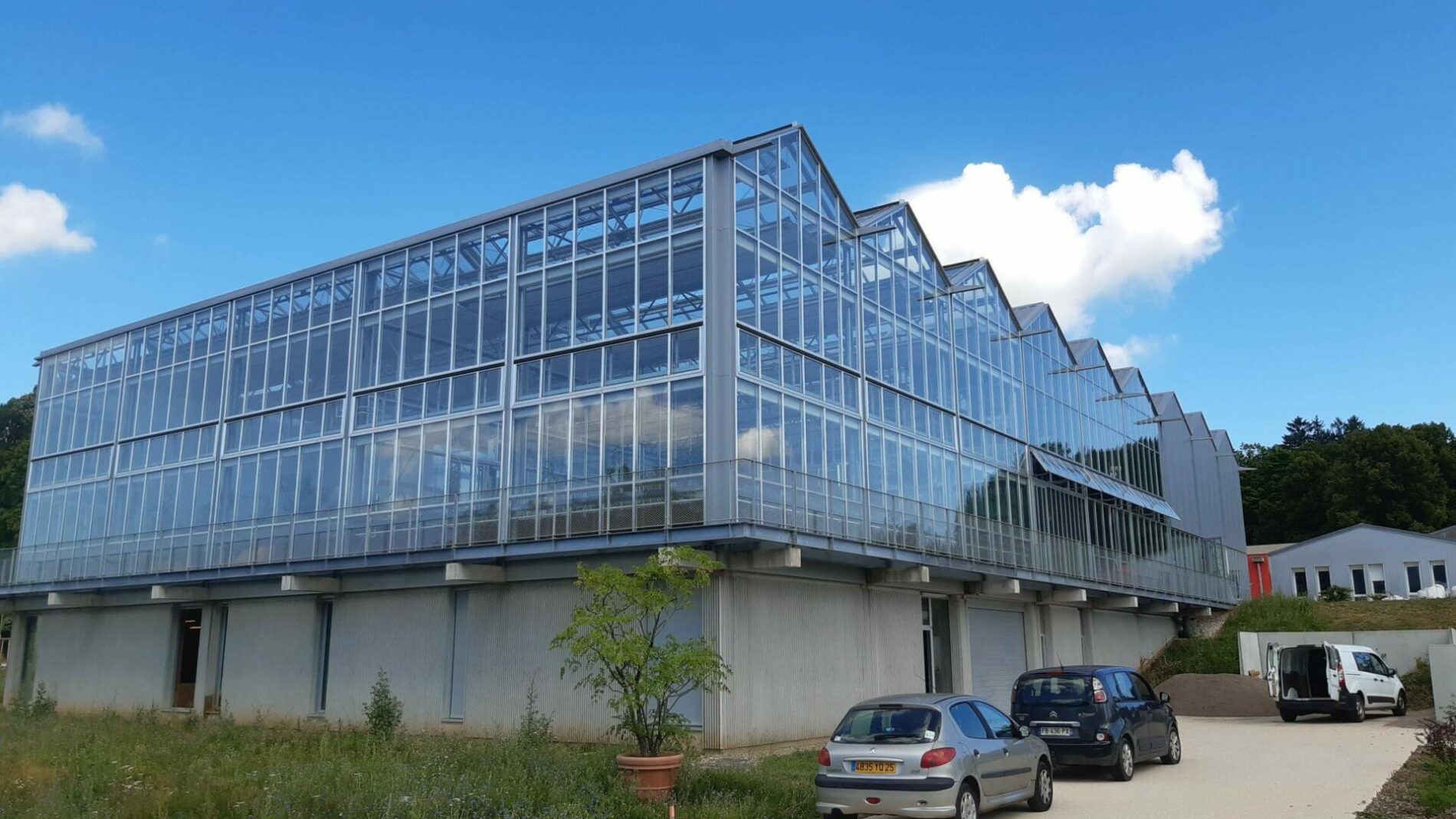 serre botanique pour le jardin des sciences de Besançon